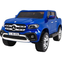 Детская аккумуляторная машинка Mercedes Benz X-Class Синяя