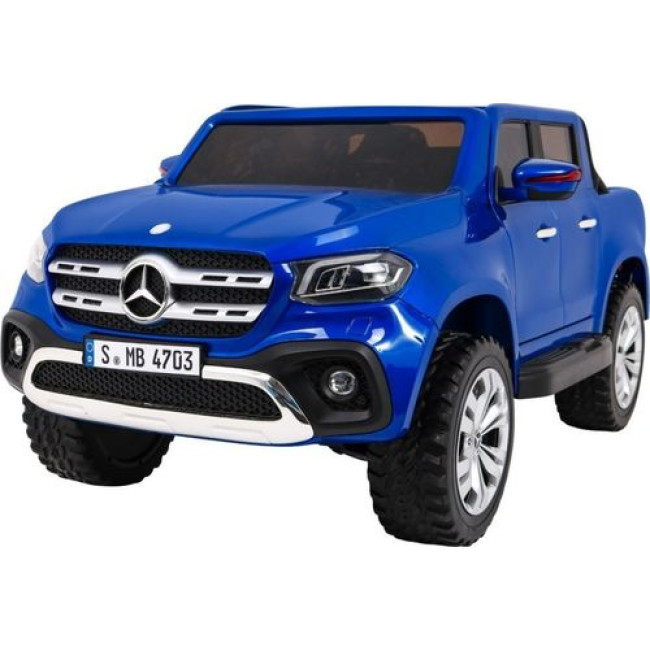 Детская аккумуляторная машинка Mercedes Benz X-Class Синяя