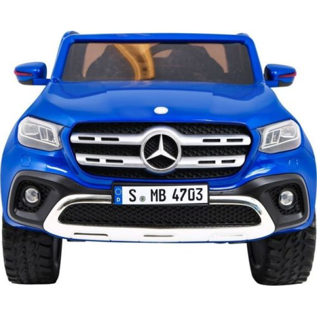 Детская аккумуляторная машинка Mercedes Benz X-Class Синяя