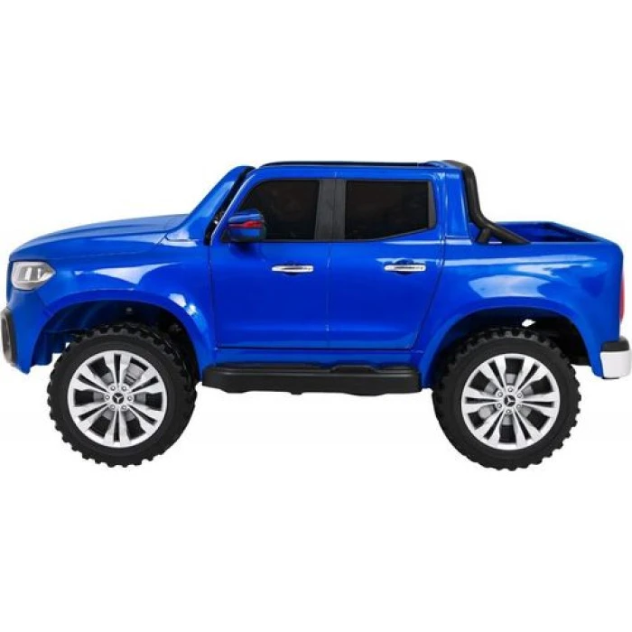 Дитяча акумуляторна машинка Mercedes Benz X-Class Синя