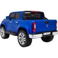 Дитяча акумуляторна машинка Mercedes Benz X-Class Синя