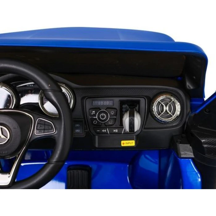 Дитяча акумуляторна машинка Mercedes Benz X-Class Синя
