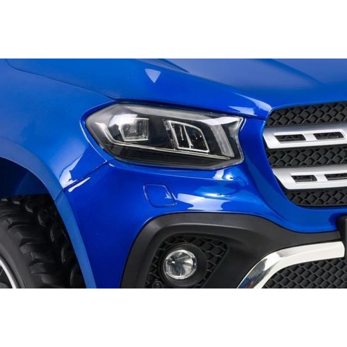 Дитяча акумуляторна машинка Mercedes Benz X-Class Синя