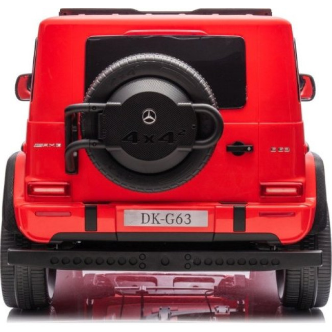 Детская аккумуляторная машинка Mercedes Benz G63 AMG XXL MP4 Красная