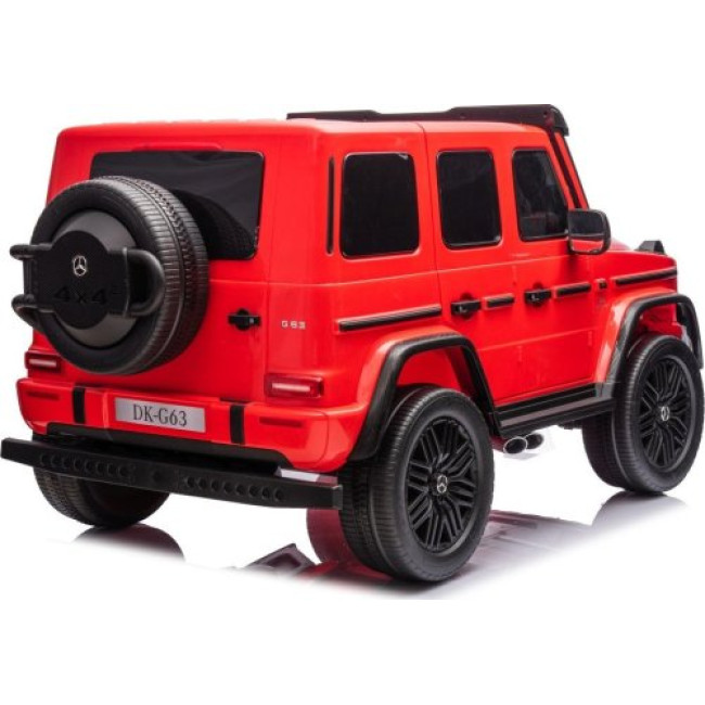 Детская аккумуляторная машинка Mercedes Benz G63 AMG XXL MP4 Красная