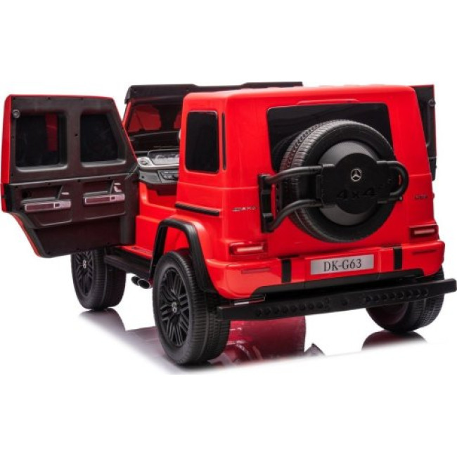 Детская аккумуляторная машинка Mercedes Benz G63 AMG XXL MP4 Красная