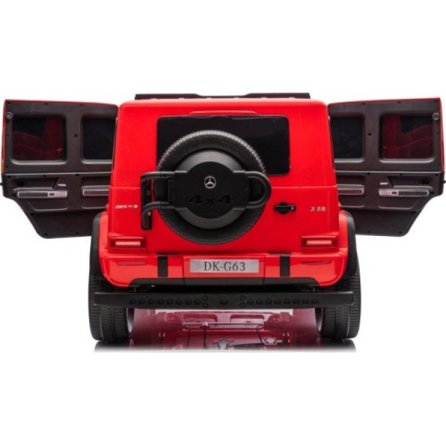Детская аккумуляторная машинка Mercedes Benz G63 AMG XXL MP4 Красная