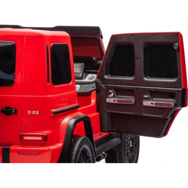 Детская аккумуляторная машинка Mercedes Benz G63 AMG XXL MP4 Красная