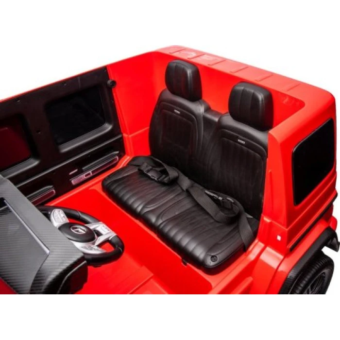 Дитяча акумуляторна машинка Mercedes Benz G63 AMG XXL MP4 Червона