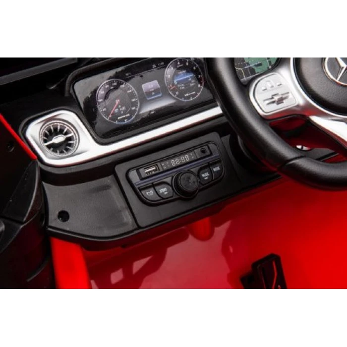 Дитяча акумуляторна машинка Mercedes Benz G63 AMG XXL MP4 Червона