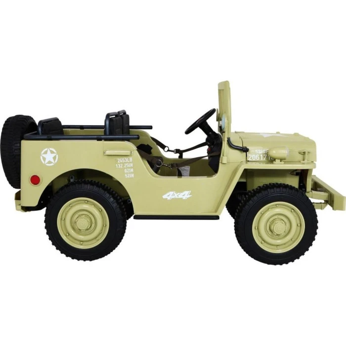 Детская аккумуляторная военная машина Retro Strong