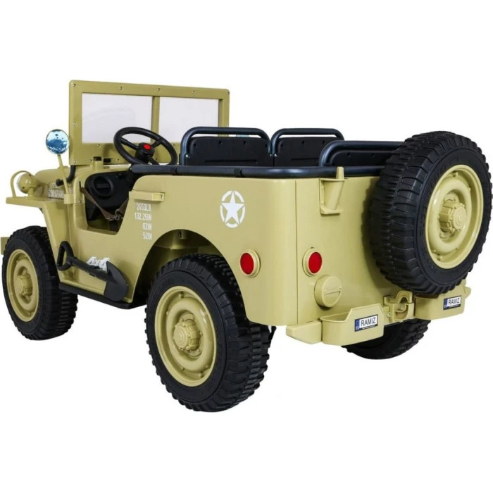 Детская аккумуляторная военная машина Retro Strong