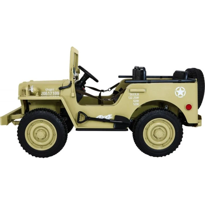 Детская аккумуляторная военная машина Retro Strong