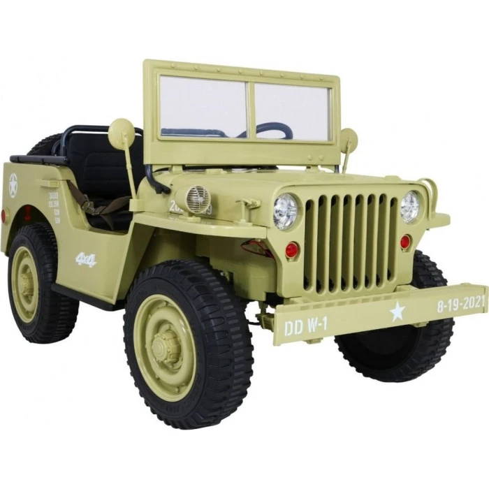Детская аккумуляторная военная машина Retro Strong