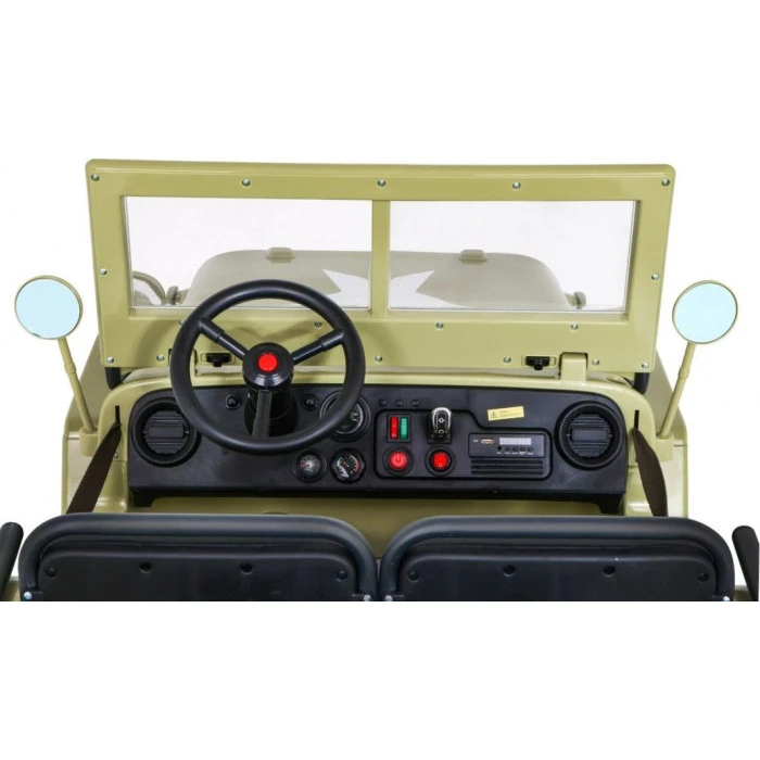 Детская аккумуляторная военная машина Retro Strong