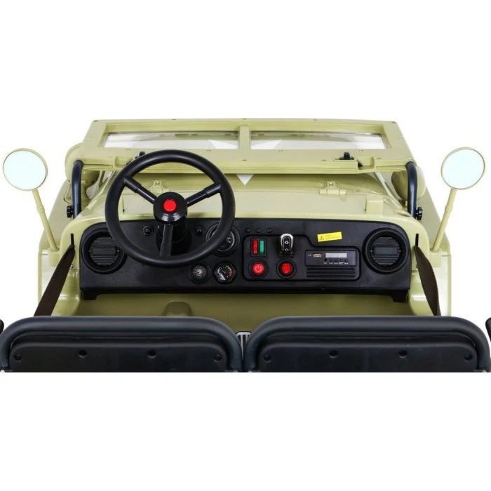 Детская аккумуляторная военная машина Retro Strong