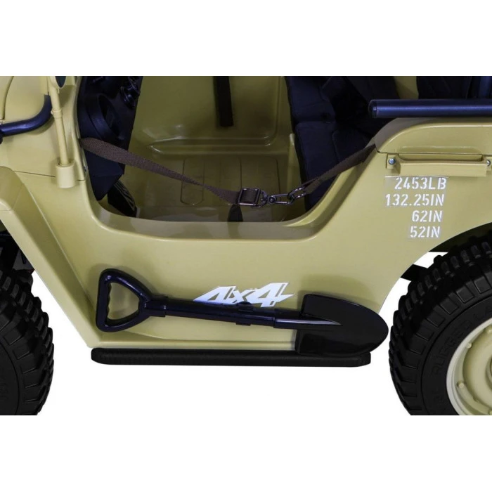 Детская аккумуляторная военная машина Retro Strong