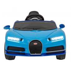Детская аккумуляторная машинка Bugatti Chiron Синяя