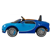 Детская аккумуляторная машинка Bugatti Chiron Синяя