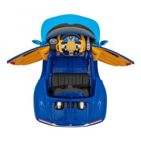 Детская аккумуляторная машинка Bugatti Chiron Синяя