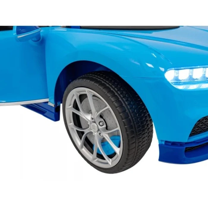Детская аккумуляторная машинка Bugatti Chiron Синяя