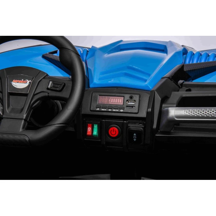 Дитячий акумуляторний квадроцикл UTV X3 Off-Road синій