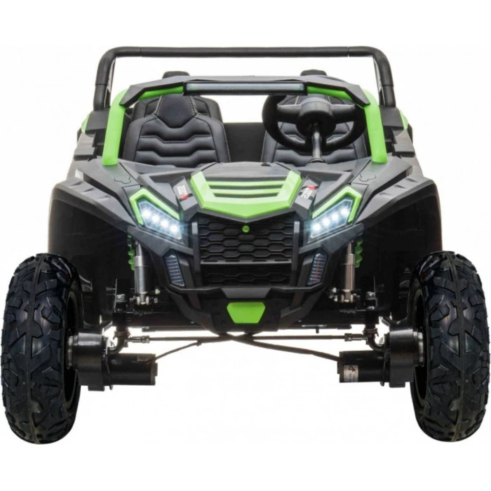 Детская аккумуляторная машинка Багги ATV RACING UTV2000 с литий-ионным аккумулятором, зеленая
