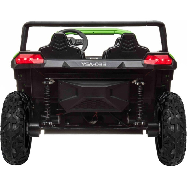Детская аккумуляторная машинка Багги ATV RACING UTV2000 с литий-ионным аккумулятором, зеленая