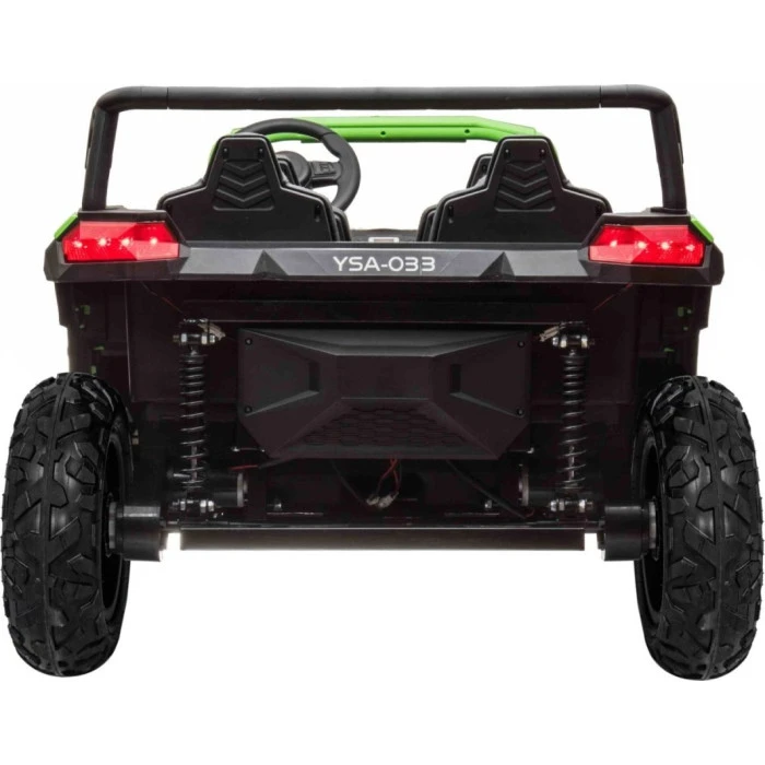 Детская аккумуляторная машинка Багги ATV RACING UTV2000 с литий-ионным аккумулятором, зеленая