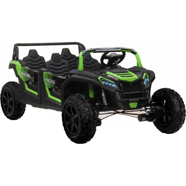 Детская аккумуляторная машинка Багги ATV RACING UTV2000 с литий-ионным аккумулятором, зеленая
