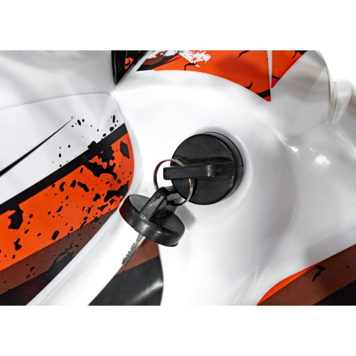 Дитячий акумуляторний квадроцикл моторизований DESERT STORM помаранчевий