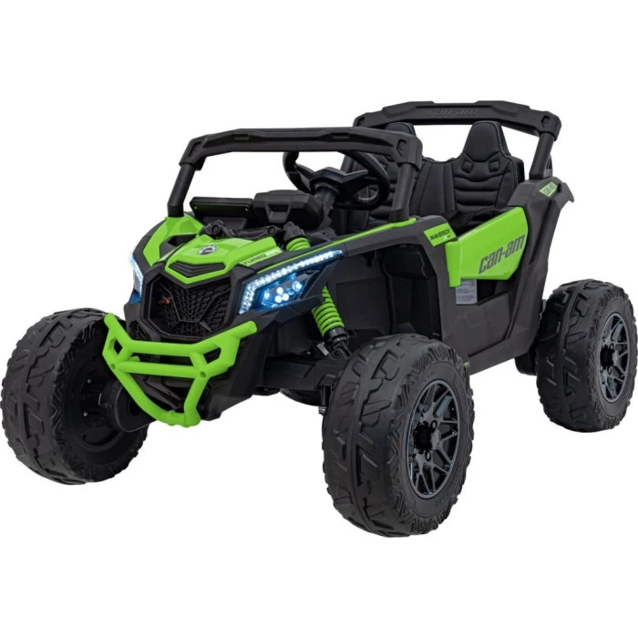Детский аккумуляторный квадроцикл CAN-AM Maverick Зеленый