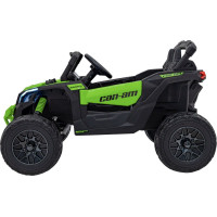 Дитячий акумуляторний квадроцикл CAN-AM Maverick Зелений