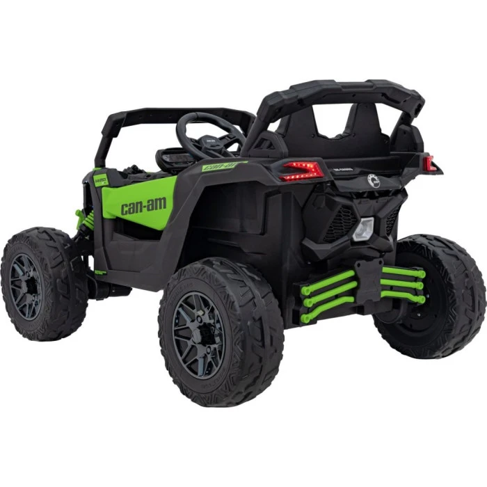 Детский аккумуляторный квадроцикл CAN-AM Maverick Зеленый