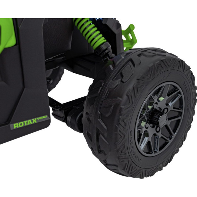 Дитячий акумуляторний квадроцикл CAN-AM Maverick Зелений