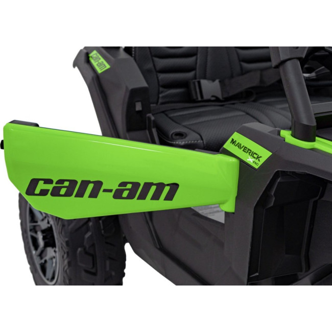 Дитячий акумуляторний квадроцикл CAN-AM Maverick Зелений
