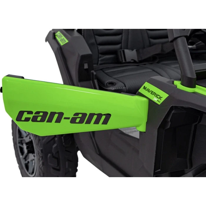 Детский аккумуляторный квадроцикл CAN-AM Maverick Зеленый