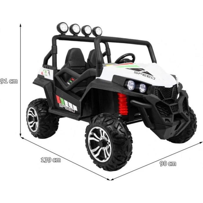 Детский аккумуляторный багги Grand Buggy Strong Lift. Белый