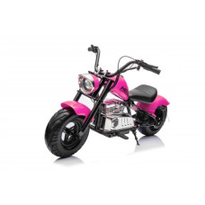 Детский аккумуляторный мотоцикл Chopper Warrior Розовый
