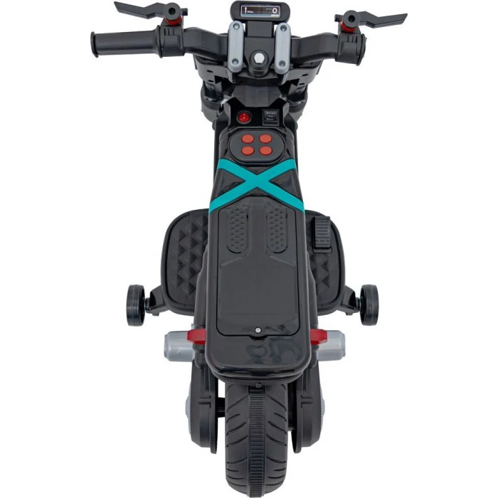 Дитячий акумуляторний мотоцикл Motorek Future 88 Чорний