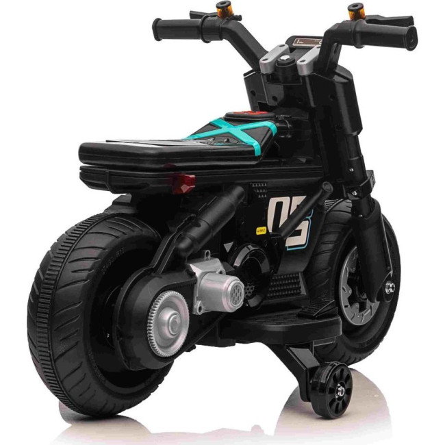 Дитячий акумуляторний мотоцикл Motorek Future 88 Чорний