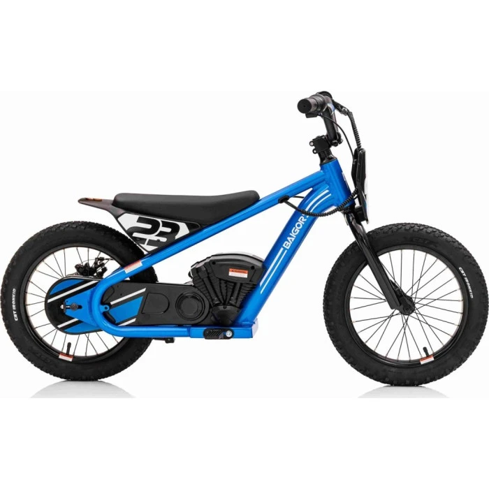 Дитячий акумуляторний мотоцикл BAIGOR 23 PRO Синій