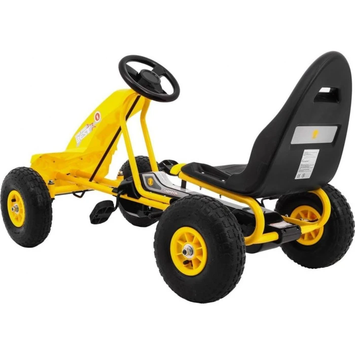 Дитячий педальний картинг Чемпіон 3+ Жовтий