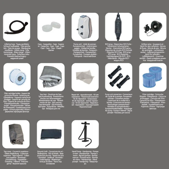 Джакузи-SPA надувное AVENLI Victory 5-местное