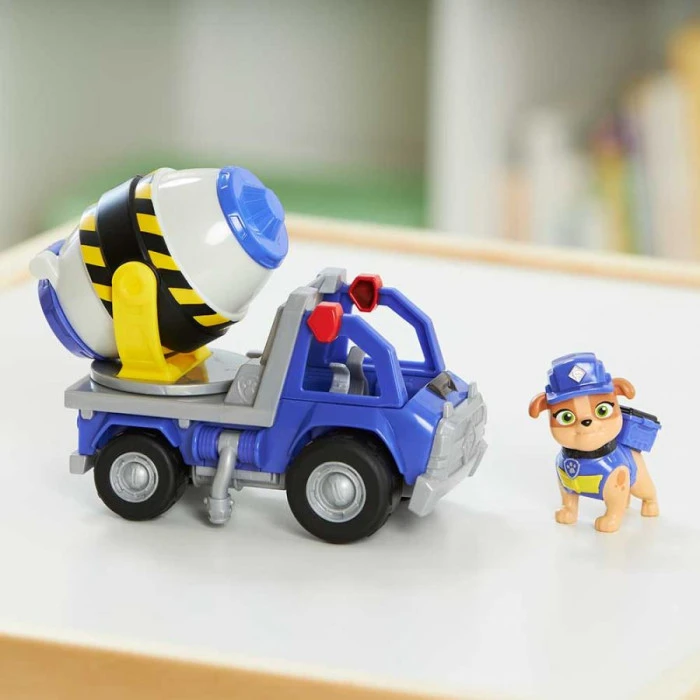 Машинка детская Spin Master Базовый строительный автомобиль с фигуркой Микса "Щенячий патруль"