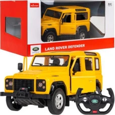 Land Rover Defender желтый RASTAR модель 1:14 Пульт авто + Пульт 2,4 ГГц + Дверь открывается вручную