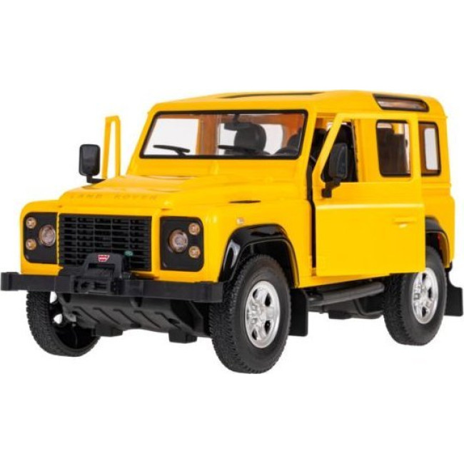 Land Rover Defender желтый RASTAR модель 1:14 Пульт авто + Пульт 2,4 ГГц + Дверь открывается вручную