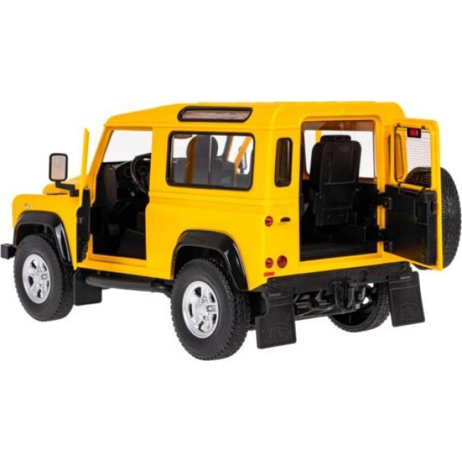 Land Rover Defender желтый RASTAR модель 1:14 Пульт авто + Пульт 2,4 ГГц + Дверь открывается вручную