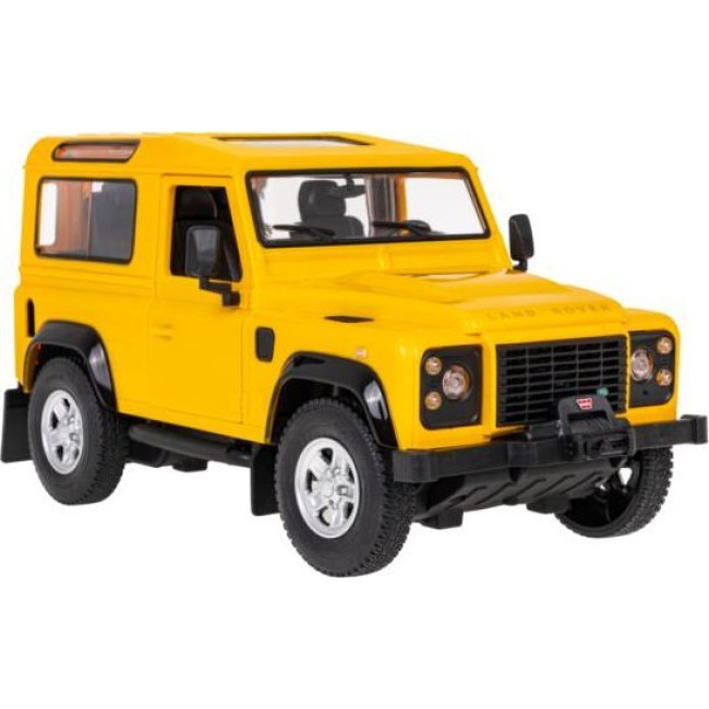 Land Rover Defender желтый RASTAR модель 1:14 Пульт авто + Пульт 2,4 ГГц + Дверь открывается вручную