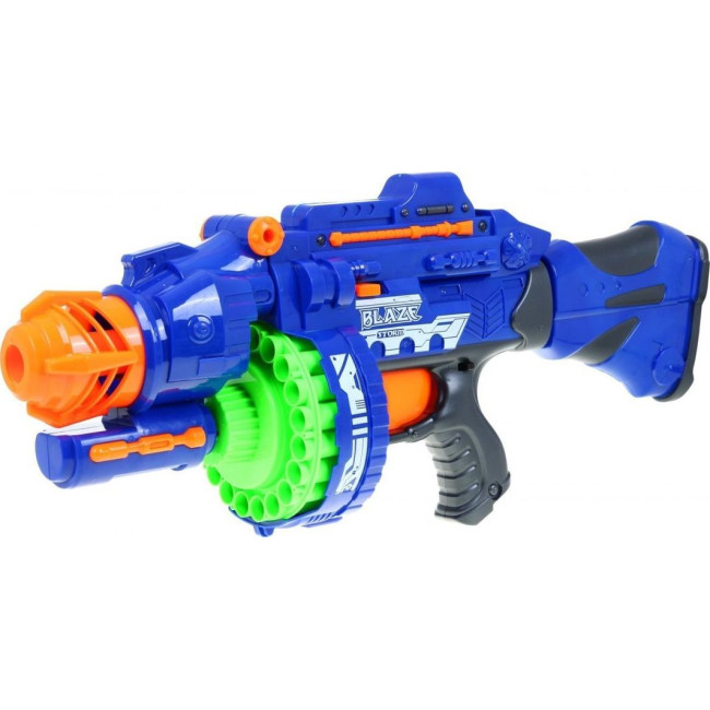 Большое детское ружье 6+ Blaze Storm + 40 длинных пенопластовых шаров